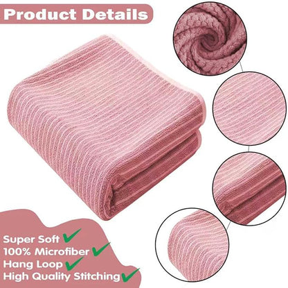 Microfiber Bath Towel 35x70 Inches- Ultra Soft Quick Dry, Lightweight for Gym, Spa, Travel | Hotel Grade & Multi-Use| Single Pack