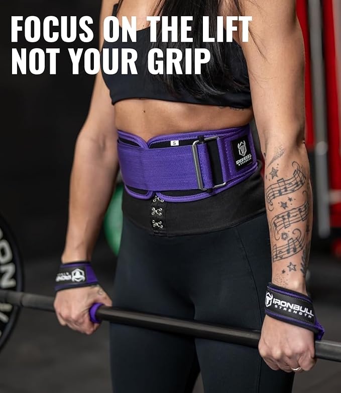 Lifting Wrist Straps for Weightlifting (1 Pair) – Padded Lifting Straps for Deadlifts, Powerlifting, Strength Training & Bodybuilding – Gym Straps for Men & Women