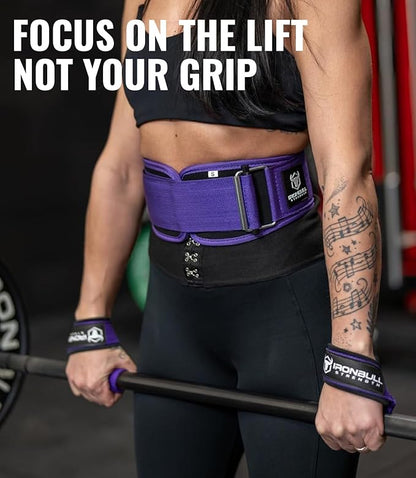 Lifting Wrist Straps for Weightlifting (1 Pair) – Padded Lifting Straps for Deadlifts, Powerlifting, Strength Training & Bodybuilding – Gym Straps for Men & Women