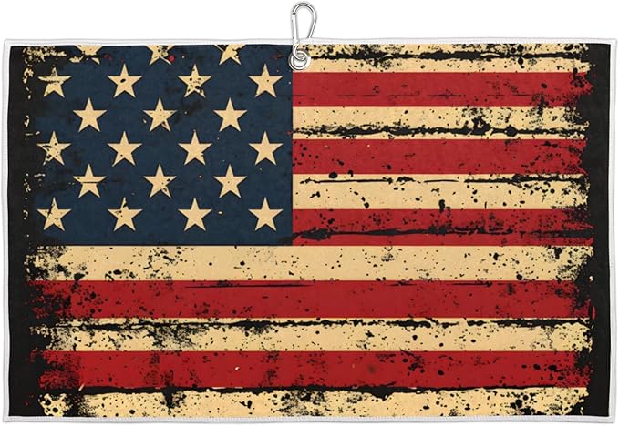 America Vintage Microfiber Gym Sports Towels Travel Quick Dry Bath Towel Soft Absorbent Towels for Exercise Fitness Workout Camping Pool Yoga Running