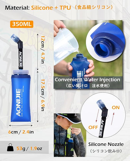 TRIWONDER Hydration Running Vest Backpack, Lightweight Water Pack for Men Women Hydration Backpack for Trail Race, Hiking, Cycling, Climbing, Camping, Jogging, Marathon