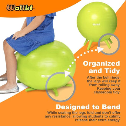 WALIKI Classroom Chair Ball with Feet for Kids
