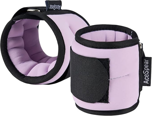 AceSpear Ankle Weights Sets for Men Women Kids 1lb 2lb 3lb 4lb 5lb Leg Weights Arm Wrist Weights Gym for Foot Exercise Training Workout Walking Jogging Yoga