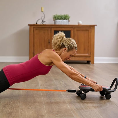 Plus Core Abdominal Training System, Portable Home Gym Ab Exercise Machine Workout Equipment for All Fitness Levels