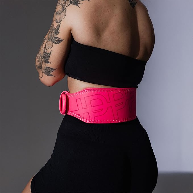 UPPPER Weight Lifting Belt - Double Prong 4” to 2.5” Tapered Premium Lifting Belt for Men and Women - Ultimate Back Support For Weightlifting and Powerlifting | Premium Fitness Gear