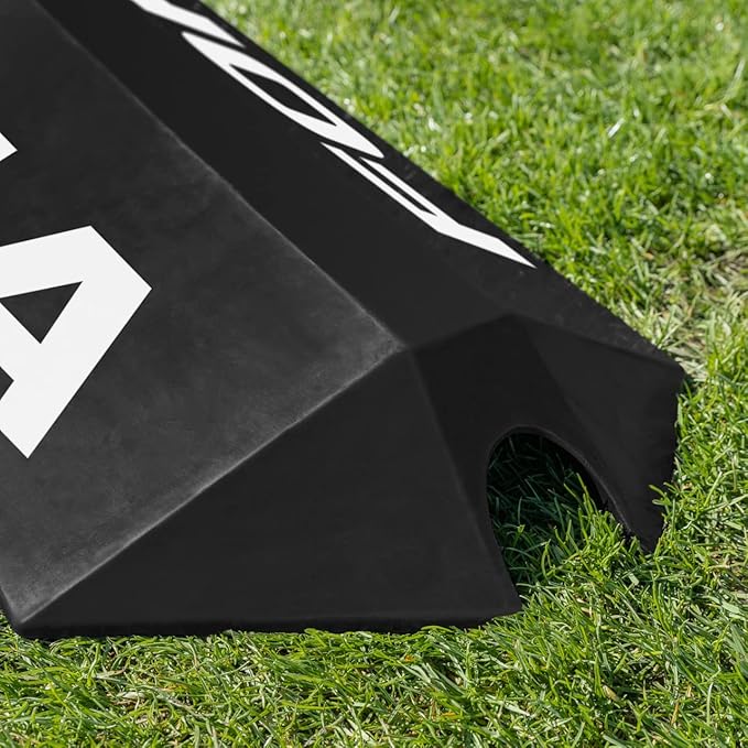 FORZA Goalkeeper Training Deflection Ramp | Durable Rubber Ball Deflector for Soccer- Ideal for GK Reactions, Reflex Training, and Shot Stopping Practice - Two Styles for Varied Training
