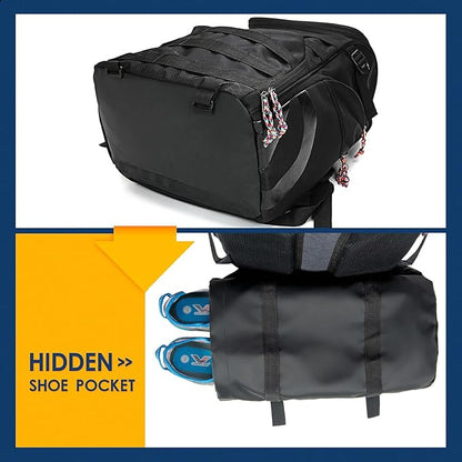 TRAILKICKER Basketball Bag Backpack with Ball Holder Multi-Sport Backpack for Soccer Volleyball Football Baseball Helmet
