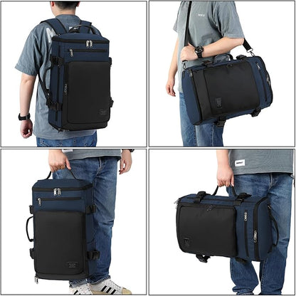 Kalesi Gym Duffle Bag Backpack 4-Way Waterproof with Shoes Compartment for travel Sport Hiking laptop