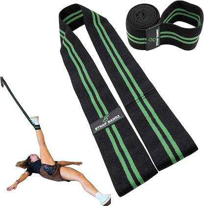 Fabric Resistance Bands with Looped Handles for Pull Up Assistance, Stretching, Mobility & Rehab | Long Non-Slip Workout Bands for Strength Training, Recovery & Home Gym Exercise