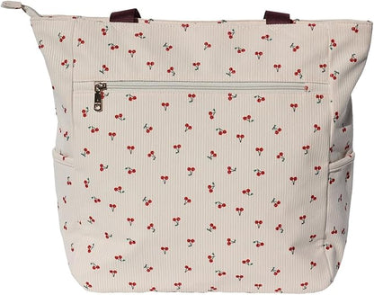 Original Floral Water Resistant Large Tote Bag Shoulder Bag for Gym Beach Travel Daily Bags Upgraded