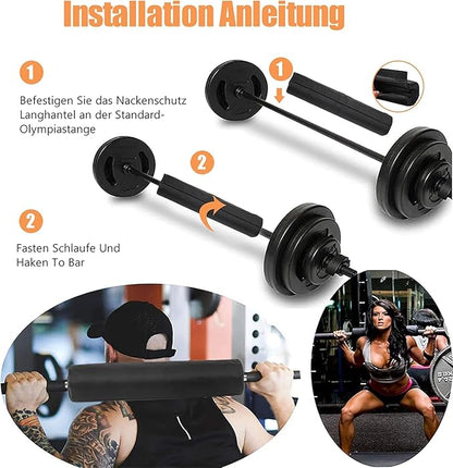 Barbell Squat Pad Gym Shoulder Protective Pad Soft Squat Neck Pad Home Fitness Equipment Weight Lifting Foam Pad