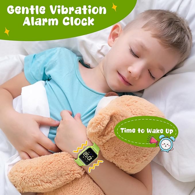 Kids Digital Watches for Boys Girls, Sports Watch with Fitness Tracker, Pedometer, Alarm Clocks, Stopwatch, No App Needed Waterproof Kids Watch, Gift for Teens Student Girls Boys Ages 5-14