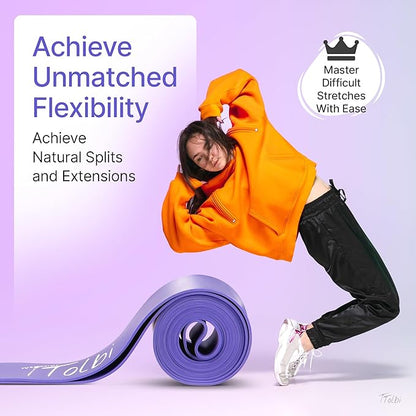 Premium Stretch Bands for Dancers – Improve Stretching & Flexibility with Ballet Stretching Band, Perfect Dance Equipment for Splits & Strength – Ideal Gifts for Dancers & Ballet Training