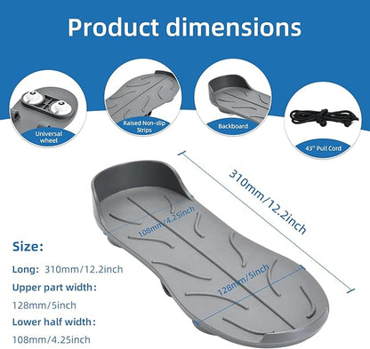 Knee Glider for Replacement, Leg Exerciser and Rehabilitation Device for Hip Replacement, ACL or PCL Surgery - Increase Range of Motion