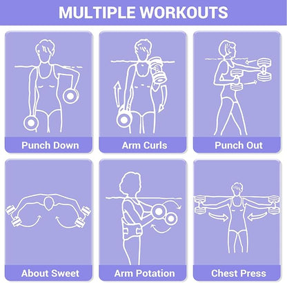 Sportneer Water Weights Aquatic Exercise Dumbbells Water Dumbbell Aerobics Workouts Set of 2 EVA Foam Pool Weights Dumbbells Set Aqua Fitness Barbells Equipment for Water Aerobics Weight Loss