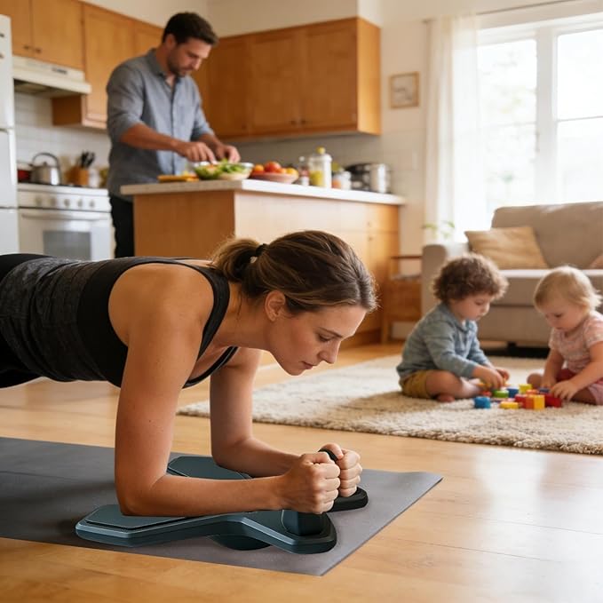 Balance Board For Core Workout, Plank Board, Wobble Balance Boards, Push Up Boards With Smart Phone Holder, Home Fitness Equipment For Full Body Workout, Core Training Exercise