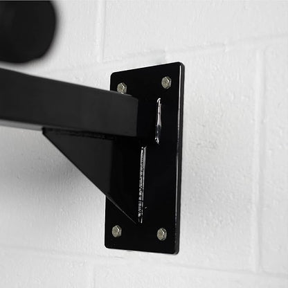 Titan Fitness 3 Position Wall Mounted Pull Up Bar ChinUp Mount Foam Grip Handles Multi Function Home Gym Exercise