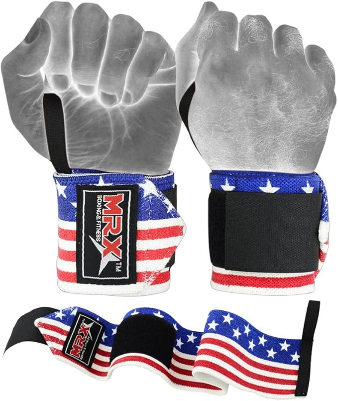 MRX Weight Lifting Gym Training Wrist Wraps for Wrist Support Bodybuilding Workout Wrap Men/Women
