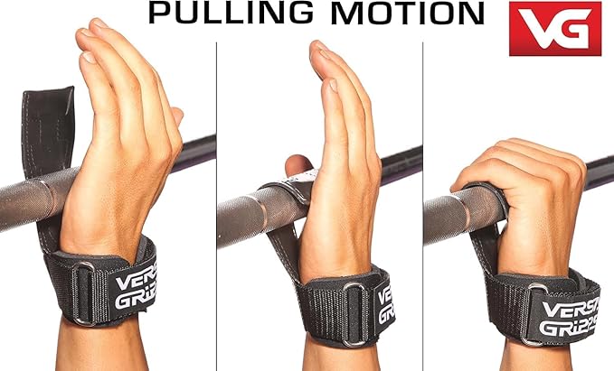 Versa Gripps Classic, Made in USA, Wrist Straps for Weightlifting Alternative, Best Training Accessory