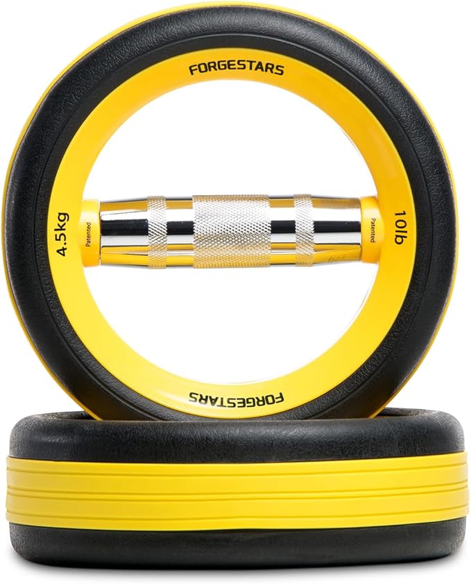 Dumbbell Weight Plates –Dual Purpose Ergonomic Fitness Equipment, Multifunctional Design for Strength Training, Full Body Workouts and Home Gym