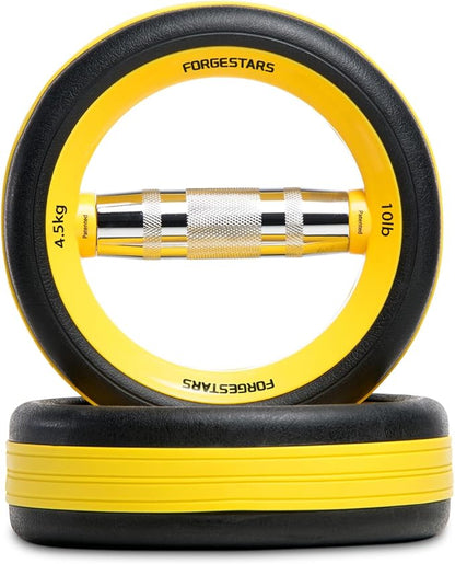 Dumbbell Weight Plates –Dual Purpose Ergonomic Fitness Equipment, Multifunctional Design for Strength Training, Full Body Workouts and Home Gym