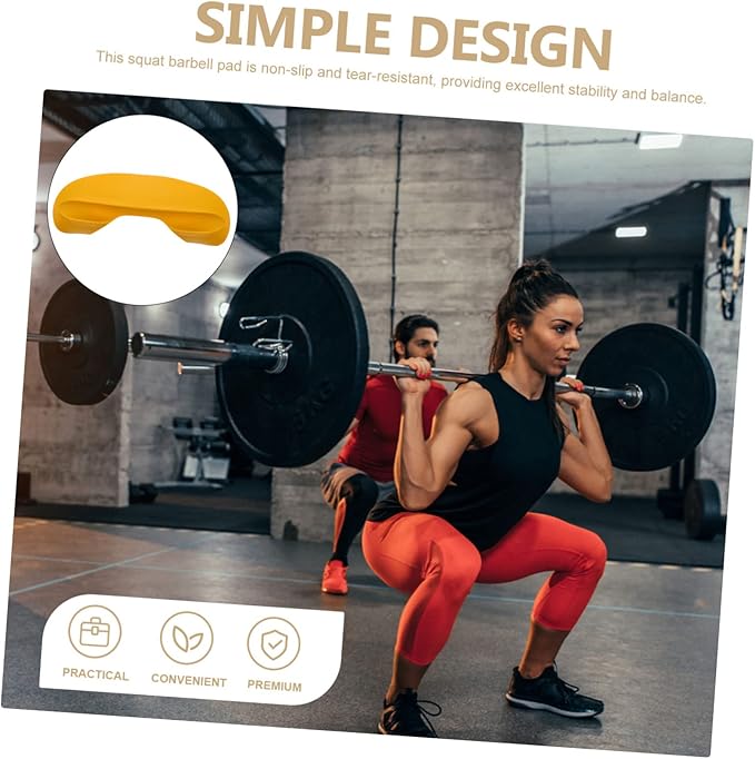 POPETPOP Squat Pad Barbell Cushion for Shoulder and Neck Protection Extra Thick Foam Cover for Weightlifting Suitable for Squats Lunges and Hip Thrusts Gym Equipment