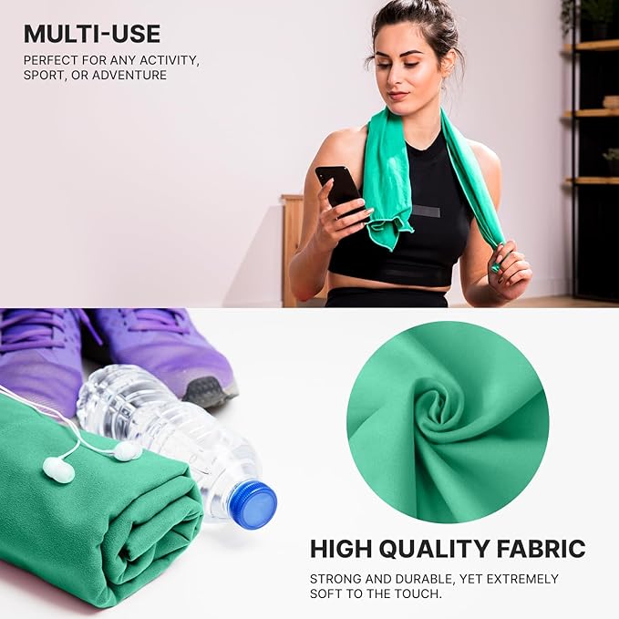 Wet Work XL(60”x36”) Thin Microfiber Towel, Lightweight, Super Absorbent, Quick Dry, Ultra-soft, Lint Free Bath Towels, Compact, Perfect for Beach, Yoga, Pool, Bath Towels Large, Beach Towel Oversized