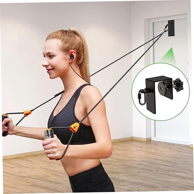 Wall Anchor, Doorway Mount Resistance Band Wall Anchor Home Gym System for Strength Training, Yoga & Full Body Workouts, Homeused