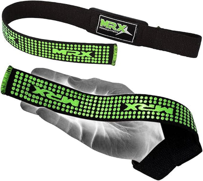 MRX Weight Lifting Bar Strap for Gym Workout Training Bodybuilding Deadlift Padded Straps Men/Women