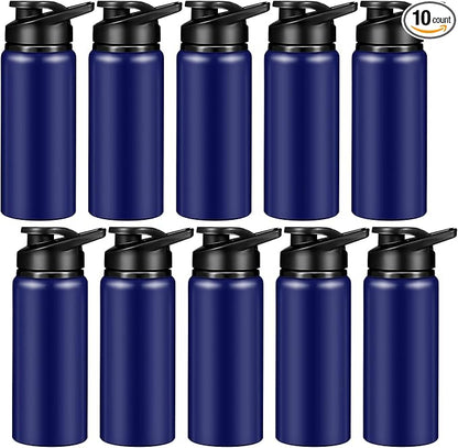 CHENGU Water Bottle Bulk 20 oz Aluminum Reusable Bottles Lightweight Snap Lid Water Cups Easy Carry Leak Proof Travel Tumbler for Gym Sports Camping Hiking Fishing