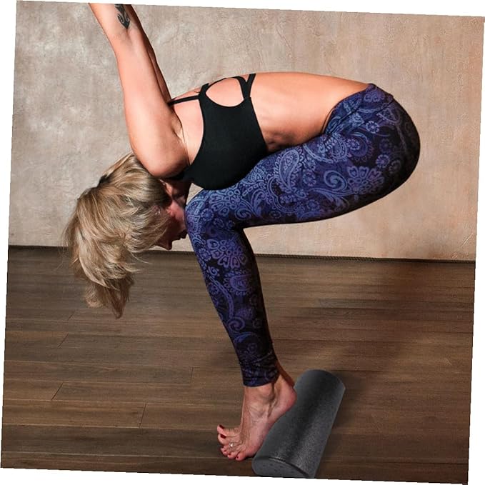 Happyyami 2pcs Semicircular Epp Yoga Roller Massage Column for Muscle Therapy and Fitness, Pressure Point Foam Roller for Deep Tissue Massage and Exercise
