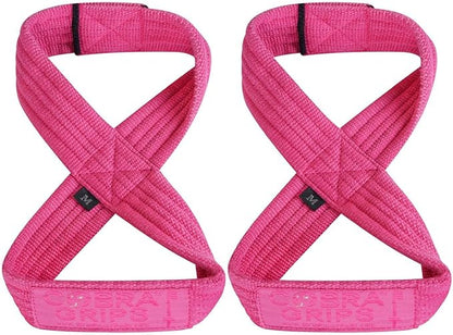 Deadlift Straps Figure 8 Loop Lifting Straps The #1 Choice for Power Lifters weightlifters workout Enthusiasts
