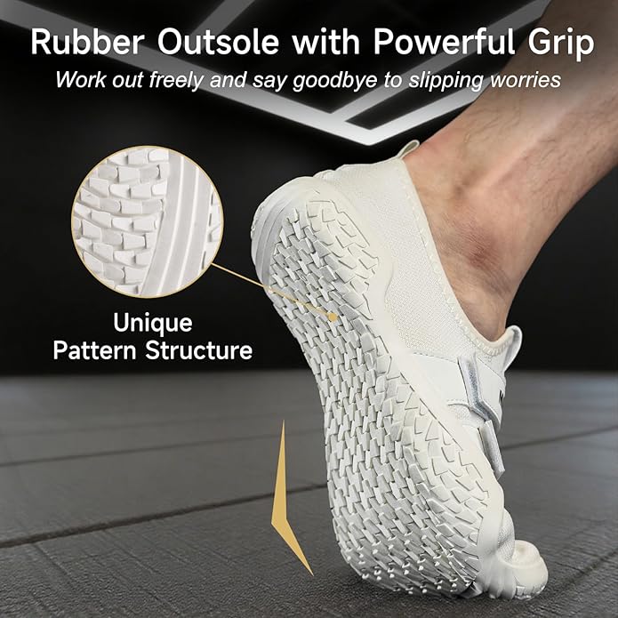 MANUEKLEAR Deadlift Shoes - Weight Lifting Shoes for Men Women - Weightlifting Squat Shoes Fitness Cross-Trainer Barefoot Gym Training Sneakers