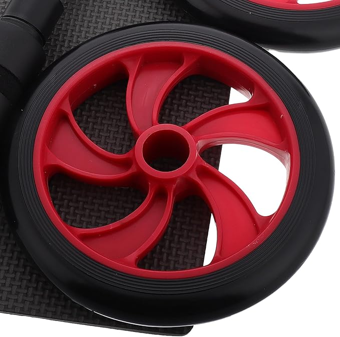 HEMOTON Ab Roller Wheel for Core Workout Quiet Abdominal Exerciser Home Gym Equipment with Non-slip Wide Wheel for Indoor and Outdoor Strength Training