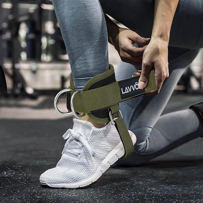 Ankle Straps for Cable Machines Kickbacks - Adjustable Comfort Ankle Cable Attachments for Gym Ankle Cuff Cable Machine Glute Kickback Straps - Leg Extensions, Curls & Ankle Cuffs Women