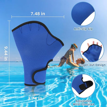 Carperipher Water Aerobics Set for Aquatic Exercise, Pool Fitness Equipment Foam Water Dumbbell Set, New Upgrade Aquatic Dumbbells and Foam Swim Aquatic Cuffs, Water Workout Fitness Tool