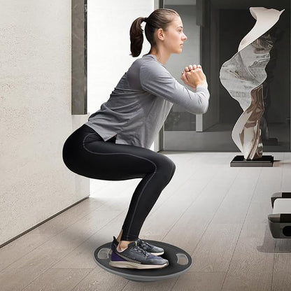 Wobble Balance Board with 15.5" No-Skid Surface for Core Trainer Physical Therapy, Home Office Exercise Balance Board for Woman & Man
