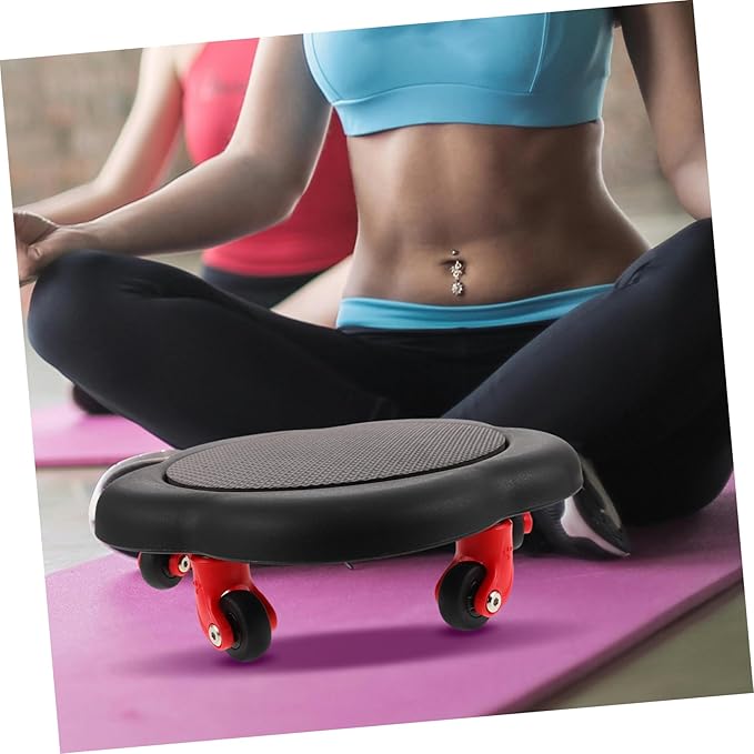 BESPORTBLE 5-Wheel Ab Roller Wheel with Non-Slip Handle Fitness Sliding Disc for Core Strength Training Home Workout Equipment for Abdominal Exercises Supports Fitness Levels