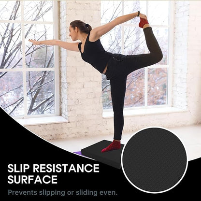 Balance Pad – Stability Trainer for Balance, Stretching, Physical Therapy, Exercise, Mobility, Rehabilitation and Core Training Non-Slip Closed Cell Foam Premium Balance Pad Knee Pad