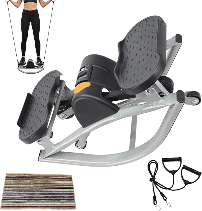U Shape Stepper - Compact for Small Spaces, Digital Display for Home Cardio Workout and Apartment Fitness, Suitable for Home