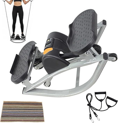 U Shape Stepper - Compact for Small Spaces, Digital Display for Home Cardio Workout and Apartment Fitness, Suitable for Home