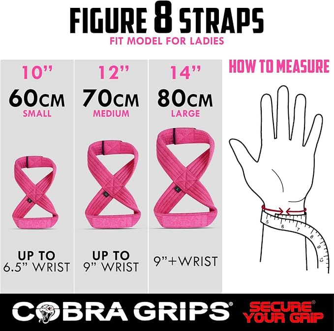 Deadlift Straps Figure 8 Loop Lifting Straps The #1 Choice for Power Lifters weightlifters workout Enthusiasts