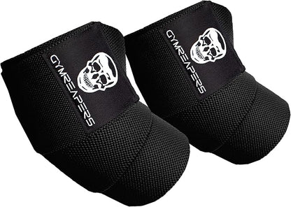 Gymreapers Weightlifting Elbow Wraps (1 Pair) - Flexible 40'' Elbow Compression Strap & Joint Support Brace - for Bench Press, Powerlifting, and Pressing