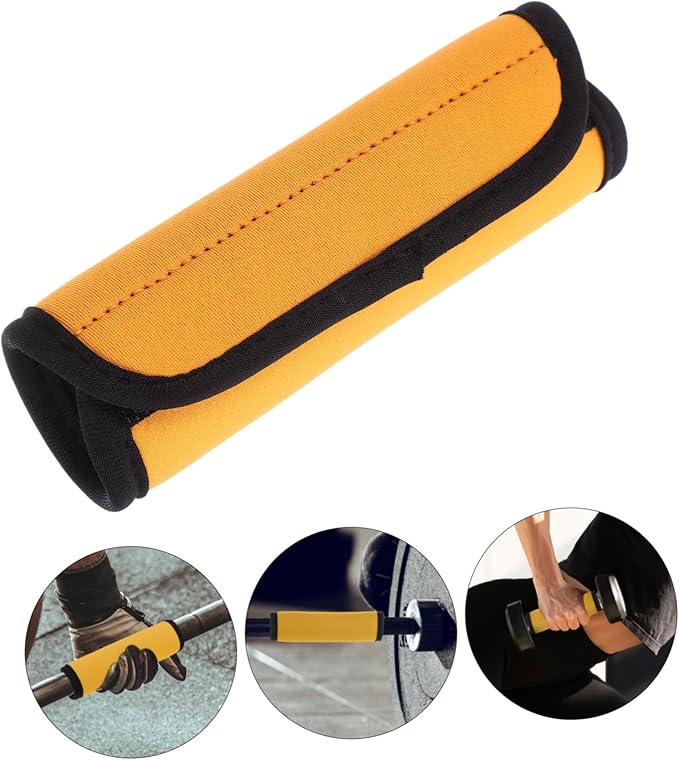 2pcs Deadlift Barbell Pad Non-slip Polyester Palm Grip Cover for Gym Hip Thrust Barbell Mat Weight Lifting Protection