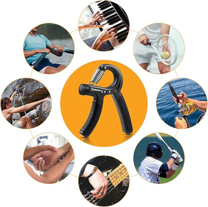 NIYIKOW 2 Pack Grip Strength Trainer, Hand Grip Strengthener, Adjustable Resistance 22-132Lbs (10-60kg), Forearm Strengthener, Perfect for Musicians Athletes