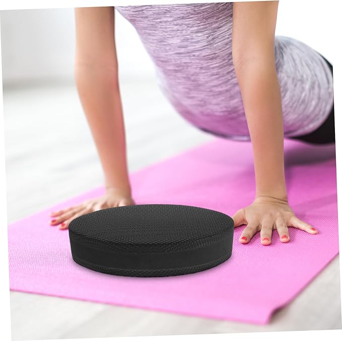 Ergonomic Oval Tpe Non-slip Cushion for Yoga Pilates Fitness Training Stability and Strength Improvement Multifunctional Floor Mat for Balance Exercises and Workout