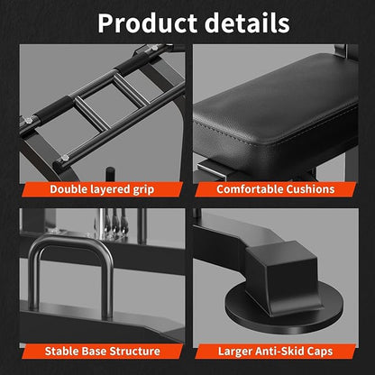 Dland Power Tower Dip Station Pull Up Bar Exercise Tower, Multifunctional Adjustable Height Training Equipment for Home Gym, Free Standing Assisted Fitness Workout Pullup Rack Station Machine
