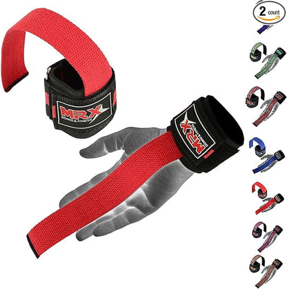 MRX Lifting Strap for Weightlifting Deadlift Straps for Powerlifting with Wrist Wrap Support for Strength Training Bodybuilding Wrist Straps for Weight Lifting|