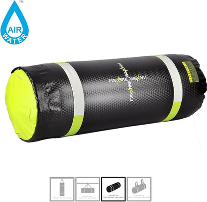 MaxxMMA 3 ft 4-in-1 Water/Air Heavy Bag | Training & Fitness, Uppercut Workout, MMA Grappling, Punching Bag