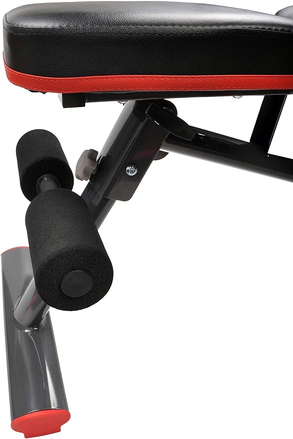 Fitvids Heavy Duty Adjustable and Foldable Utility Weight Bench for Upright, Incline, Decline, and Flat Exercise